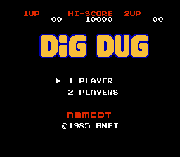 Dig Dug (World) (Namcot Collection, Namco Museum Archives Vol 1)
